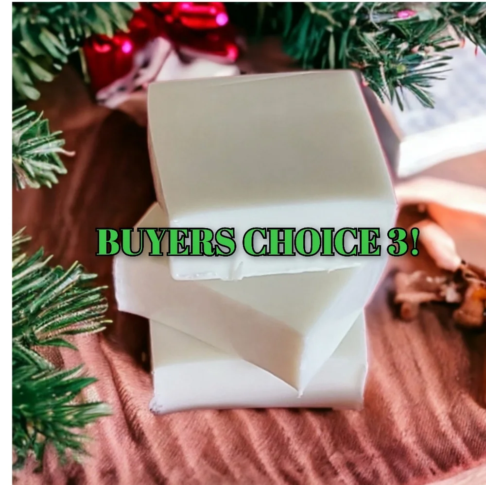 SHOW ITEM BUYERS CHOICE OF THREE SOAP SELECTION